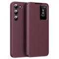 Samsung Galaxy S22 5G Smart Clear View Husă Flip cu slot pentru card