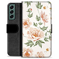 Husă Portofel Premium - Samsung Galaxy S22+ 5G - Floral