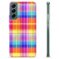 Husă TPU - Samsung Galaxy S22+ 5G - Cămașă de Flanelă