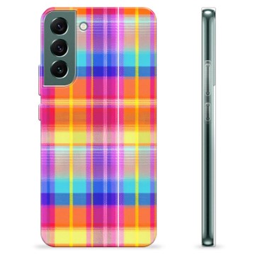 Husă TPU - Samsung Galaxy S22+ 5G - Cămașă de Flanelă