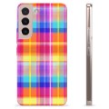 Husă TPU - Samsung Galaxy S22 5G - Cămașă de Flanelă