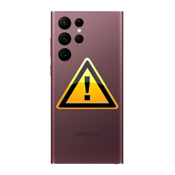 Reparație Capac Baterie Samsung Galaxy S22 Ultra 5G - Vișiniu