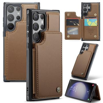 Samsung Galaxy S22 Ultra 5G Caseme C22 Case RFID Card Wallet - maro
