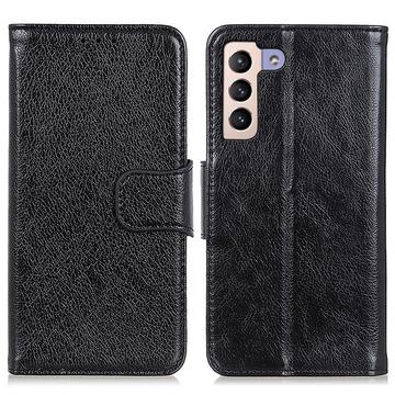 Husă Portofel Cu Funcție Stand Samsung Galaxy S22+ 5G - Elegant - Negru