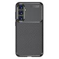 Husă TPU Samsung Galaxy S23 FE - Beetle Fibra de Carbon - Negru