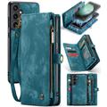 Husă Portofel Samsung Galaxy S23 FE - Caseme C30 Multifunctional - Albastru