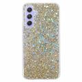 Husă TPU Samsung Galaxy S23 FE - Glitter Flakes - Auriu