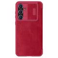 Husă Flip Samsung Galaxy S23 FE - Nillkin Qin Pro - Roșu