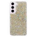 Husă TPU Samsung Galaxy S23 - Glitter Flakes - Auriu