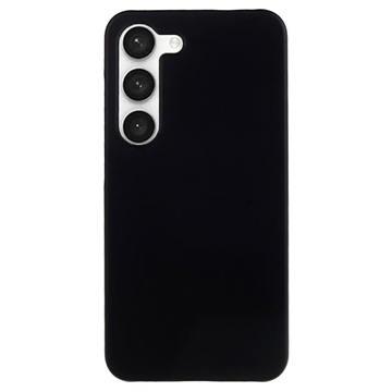 Husă Plastic Cauciucat Samsung Galaxy S23+ 5G - Negru