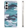 Husă TPU - Samsung Galaxy S23+ 5G - Camuflaj Albastru