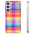 Husă TPU - Samsung Galaxy S23+ 5G - Cămașă de Flanelă