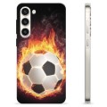 Husă TPU - Samsung Galaxy S23+ 5G - Fotbal în Flăcări