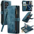 Husă Portofel Samsung Galaxy S23 Ultra 5G - Caseme 2-în-1 Multifunctional - Albastru