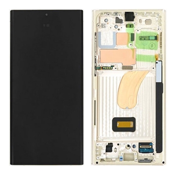 Carcasă Față Și Display LCD Samsung Galaxy S23 Ultra 5G GH82-30466B - Crem