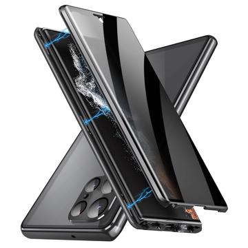 Husă Magnetică Sticlă Temperată Samsung Galaxy S23 Ultra 5G - Confidențialitate