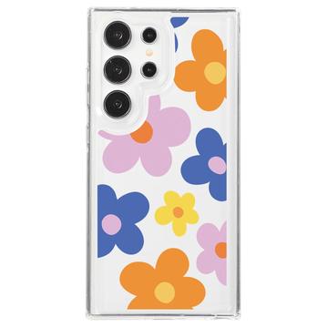 Husă TPU Fashion Samsung Galaxy S23 Ultra - Flori colorate