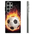 Husă TPU - Samsung Galaxy S23 Ultra 5G - Fotbal în Flăcări