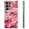 Husă TPU - Samsung Galaxy S23 Ultra 5G - Camuflaj Roz