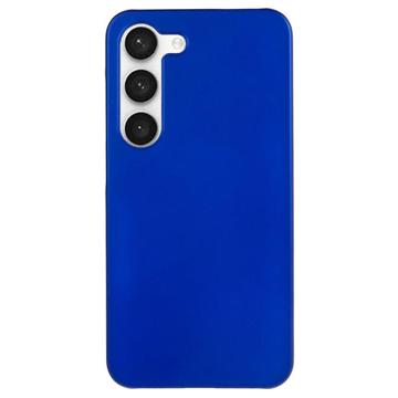 Husă Plastic Cauciucat Samsung Galaxy S23+ 5G - Albastru
