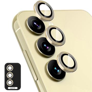Geam Protecție Obiectiv Cameră Samsung Galaxy S24 FE - Hat Prince - Auriu