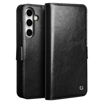 Husă Piele Portofel Samsung Galaxy S24 FE - Qialino Classic
