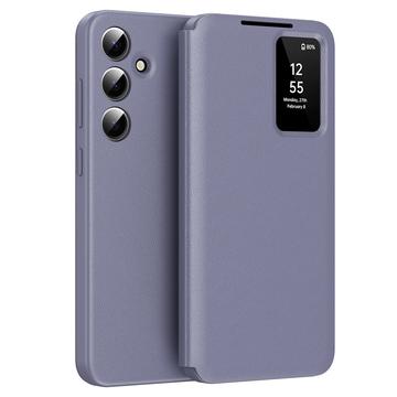 Husa portofel cu slot pentru card Samsung Galaxy S24 FE Smart Clear View