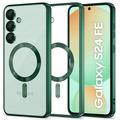 Husă Samsung Galaxy S24 FE Tech-Protect MagFlex - Compatibilă cu MagSafe - Verde junglă