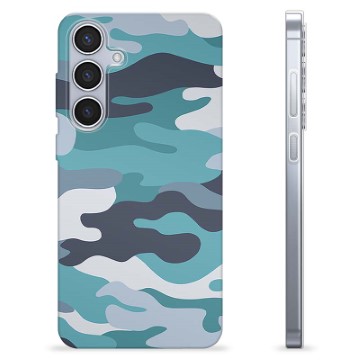 Husă TPU - Samsung Galaxy S24+ - Camuflaj Albastru