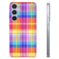 Husă TPU - Samsung Galaxy S24+ - Cămașă de Flanelă