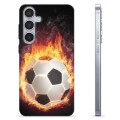 Husă TPU - Samsung Galaxy S24+ - Fotbal în Flăcări