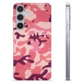 Husă TPU - Samsung Galaxy S24+ - Camuflaj Roz