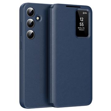 Samsung Galaxy S24 Smart Clear View Husă Flip cu slot pentru card