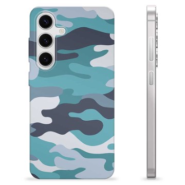 Husă TPU - Samsung Galaxy S24 - Camuflaj Albastru