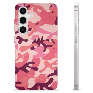 Husă TPU - Samsung Galaxy S24 - Camuflaj Roz