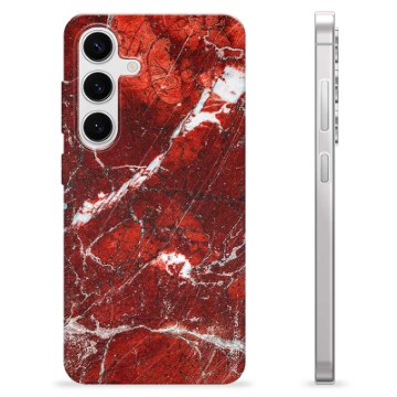 Husă TPU - Samsung Galaxy S24 - Marmură Roșie