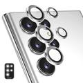 Geam Protecție Obiectiv Cameră Samsung Galaxy S24 Ultra - Hat Prince - Argintiu