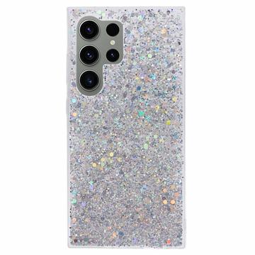Husă TPU Samsung Galaxy S24 Ultra - Glitter Flakes