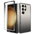 Husă hibridă Samsung Galaxy S24 Ultra - Gradient - Negru / Transparent
