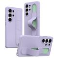 Samsung Galaxy S24 Ultra Husă hibridă Smart cu prindere în picioare - Violet