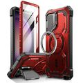Husă Hibrid Samsung Galaxy S24 Ultra - Supcase i-Blason Armorbox Mag - Roșu / Negru