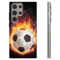 Husă TPU - Samsung Galaxy S24 Ultra - Fotbal în Flăcări