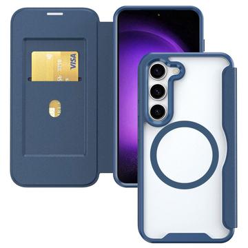 Husă Flip Samsung Galaxy S24+ cu slot pentru carduri - compatibil MagSafe