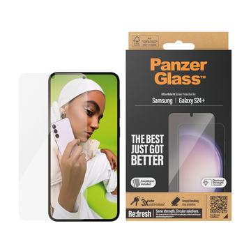 Geam Protecție Ecran Samsung Galaxy S24+ - PanzerGlass Ultra-Wide Fit EasyAligner - Transparent