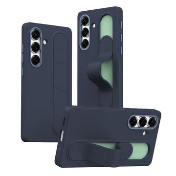 Samsung Galaxy S24+ Husă hibridă Smart cu prindere în picioare - Safir