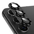 Geam Protecție Obiectiv Cameră Samsung Galaxy S25 - Hat Prince Full Cover - Negru