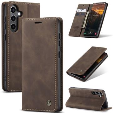 Husă Portofel Samsung Galaxy S25 - Caseme 013 - Cafeniu