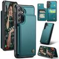 Samsung Galaxy S25 Caseme C22 Case RFID Card Wallet - Verde