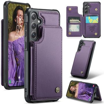 Samsung Galaxy S25 Caseme C22 Case RFID Card Wallet - Violet