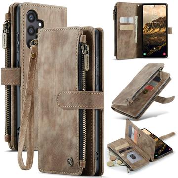 Husă Portofel Samsung Galaxy S25 - Caseme C30 Multifunctional - Maro
